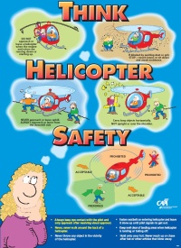 Helicopter safety poster